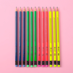 慕辉 HB 三角棒杨木笔尖铅笔（12支装）