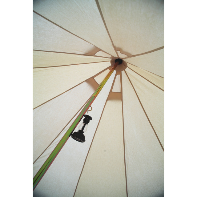 5m Canvas Bell Tent With Double Door