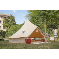 5m Double Wall Canvas Bell Tent