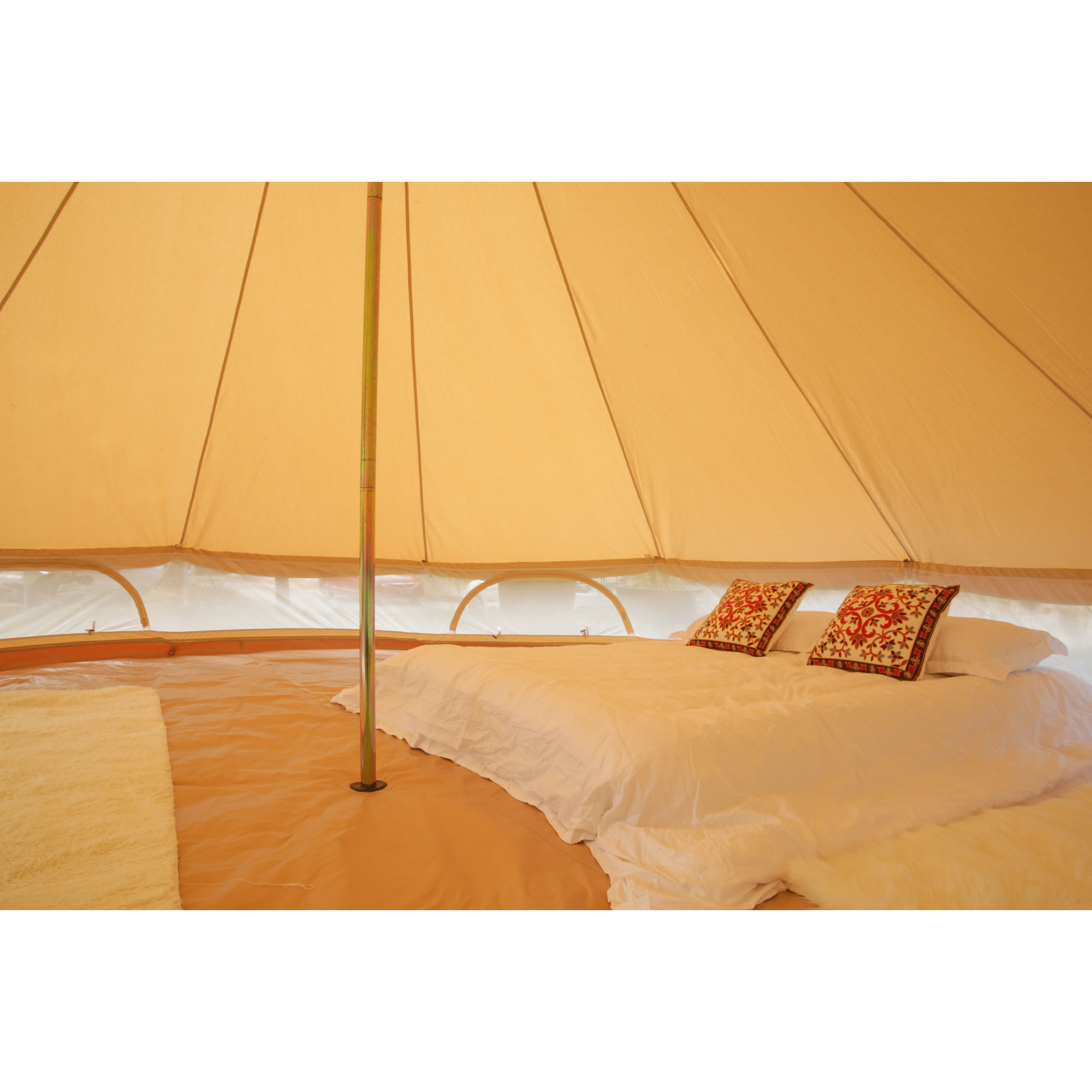 5m Double Wall Canvas Bell Tent