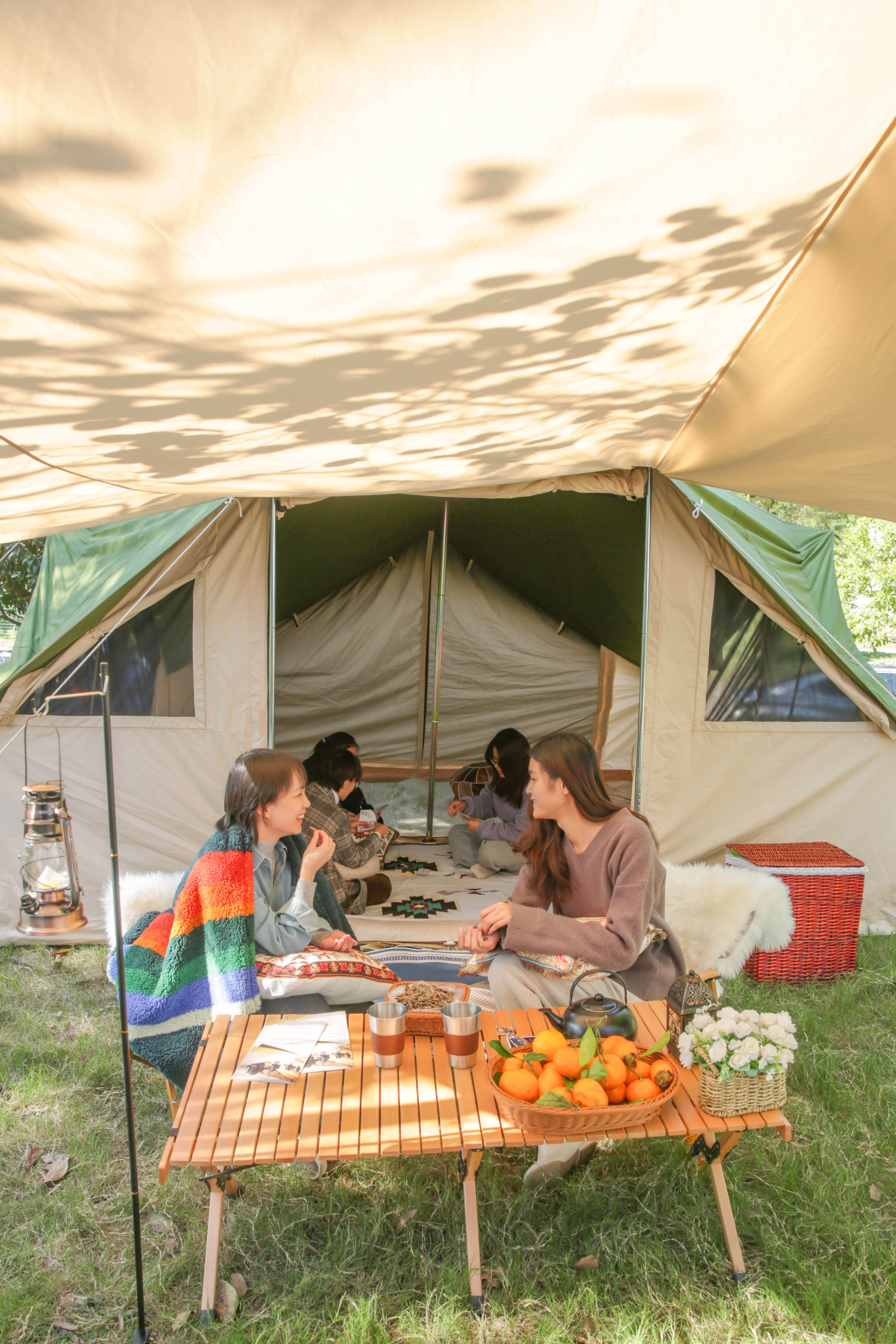 Four-door Square Tent