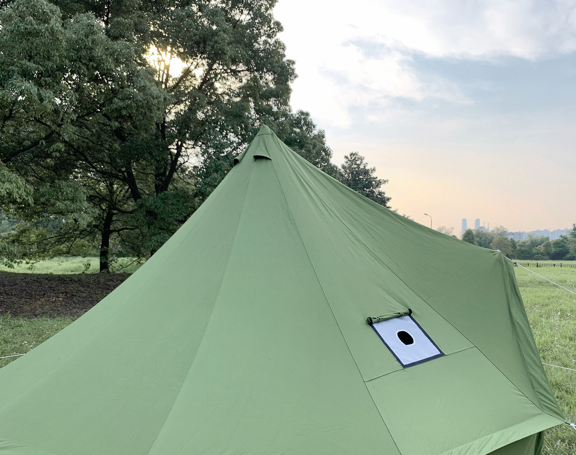 Olive Green Bell Tent