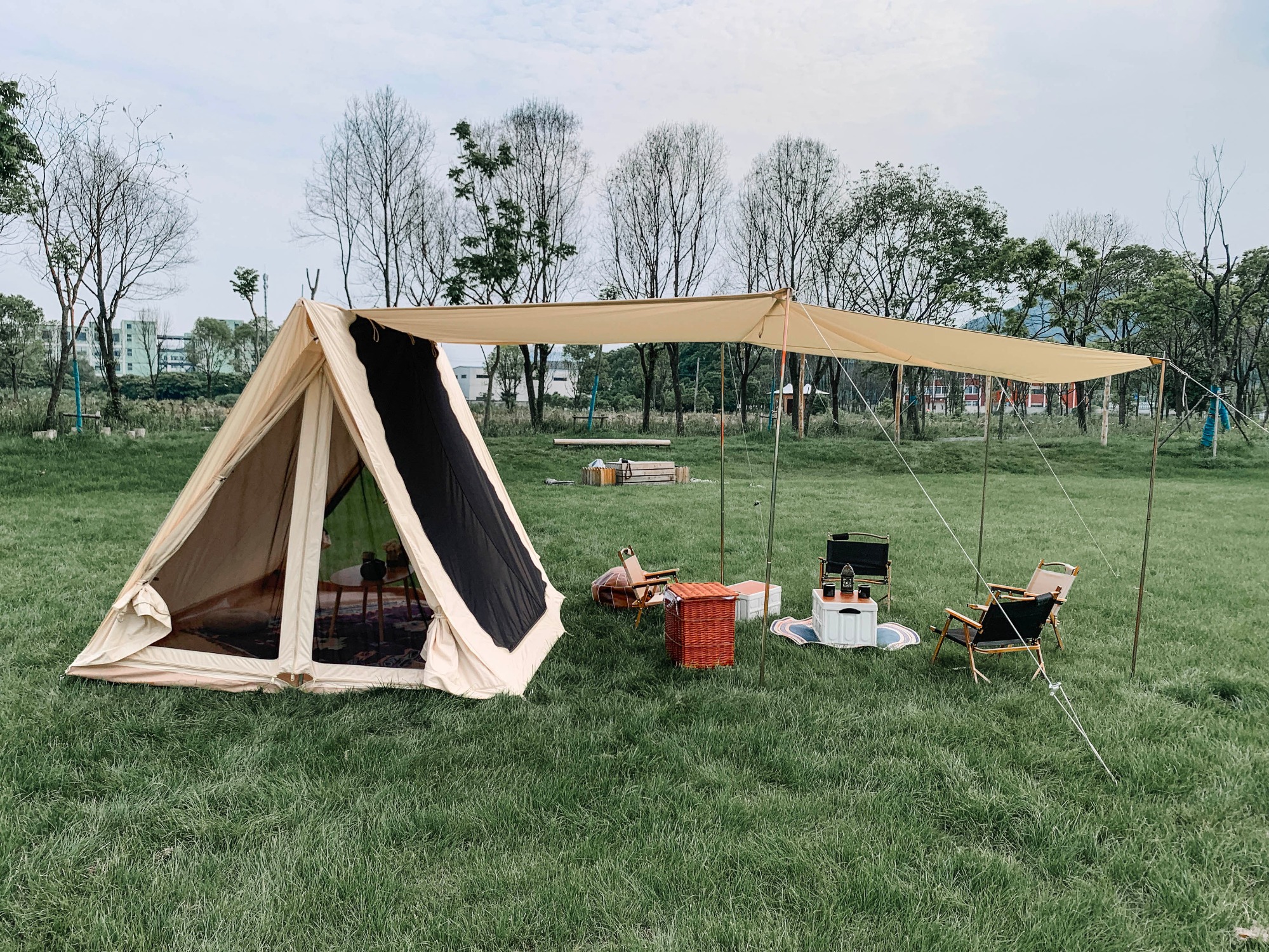Triangle Tent - Professional Grade Triangular Shelter for Outdoor ...