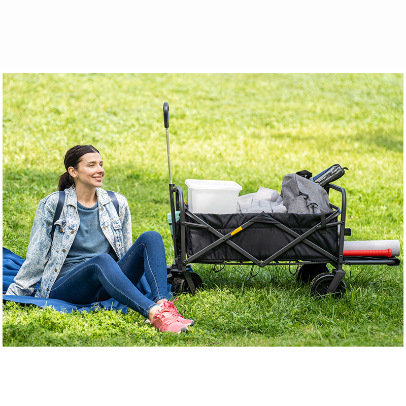 All terrain drag bucket folding car