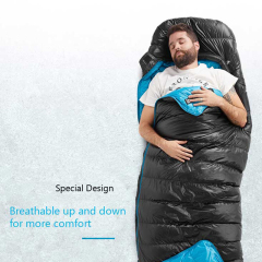 Envelope goose down sleeping bag