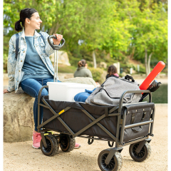 All terrain drag bucket folding car