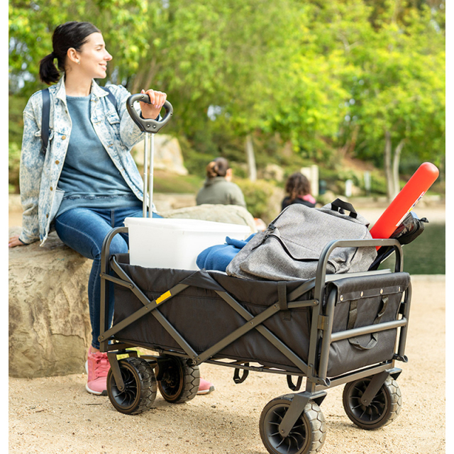 All terrain drag bucket folding car