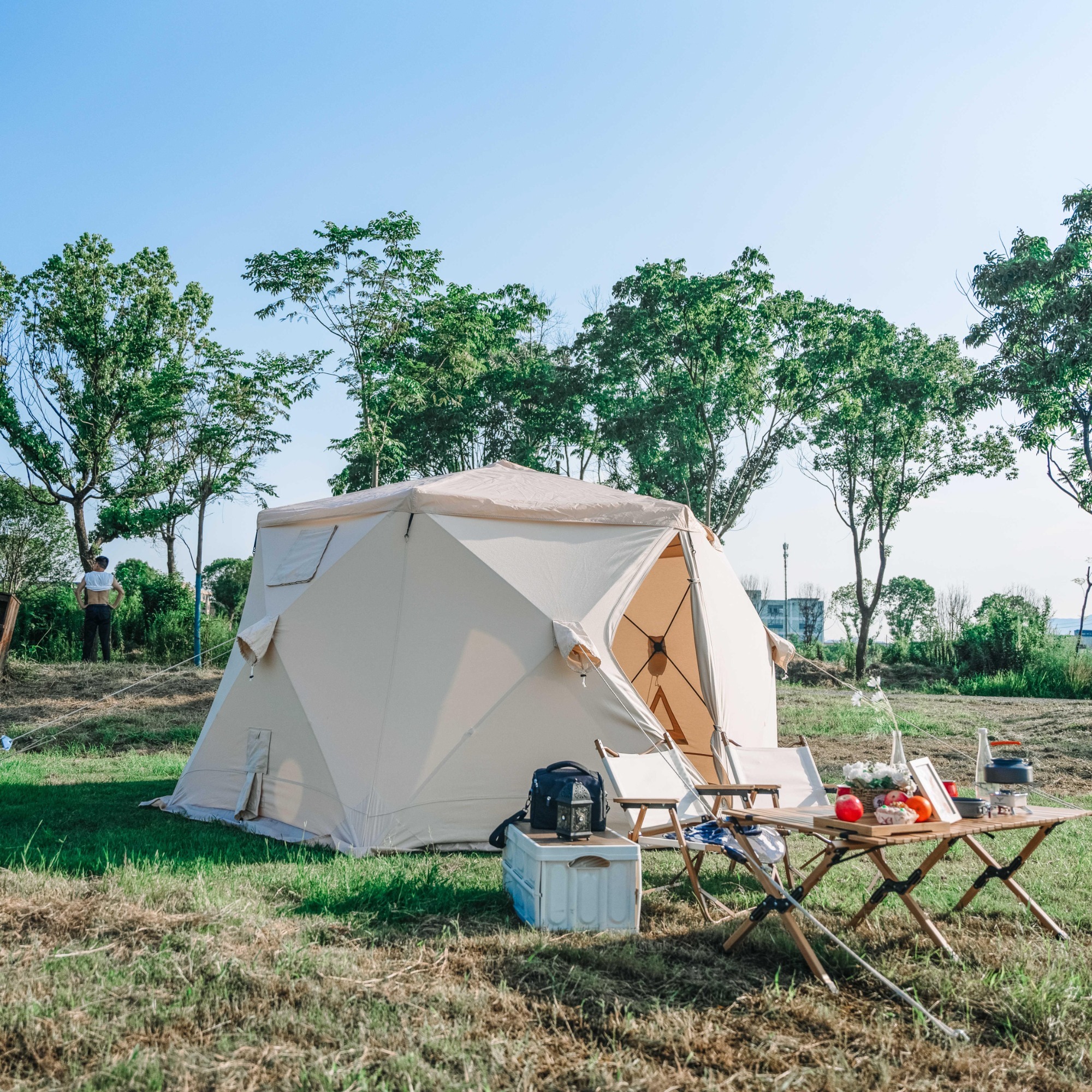 Poly-cotton Ice Fishing Tent