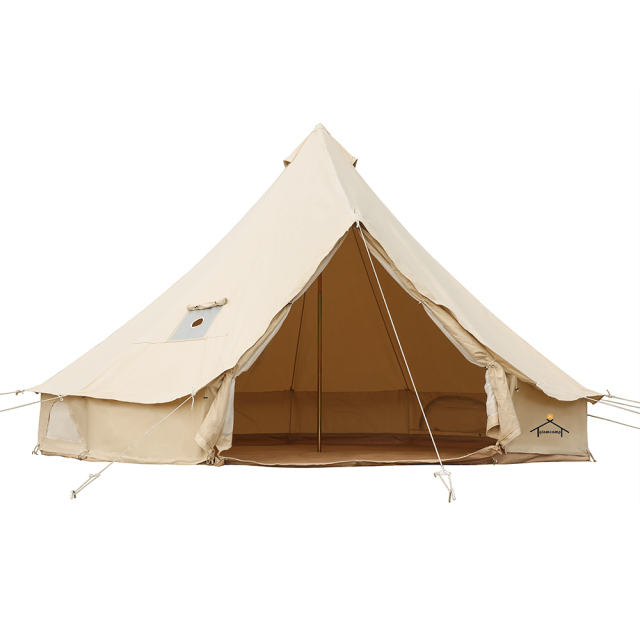 Canvas Bell Tent with Zipped | B2B Luxury Glamping Supplier