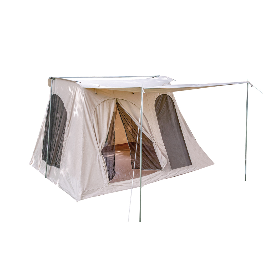 Spring Bar Tent – Classic 100% Cotton Canvas Glamping Shelter for Premium Outdoor Experiences