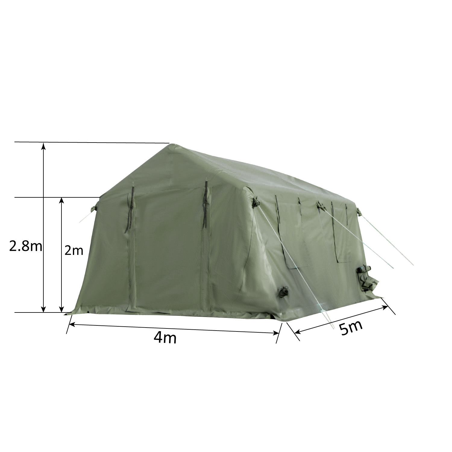 Inflatable Military Tent - Heavy-Duty Rapid Deployment Shelters for Military & Emergency Services