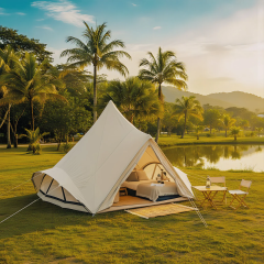 Brisa tent – 3×4m Dual-Fabric Wall Tent for Luxury Glamping & Commercial Camping