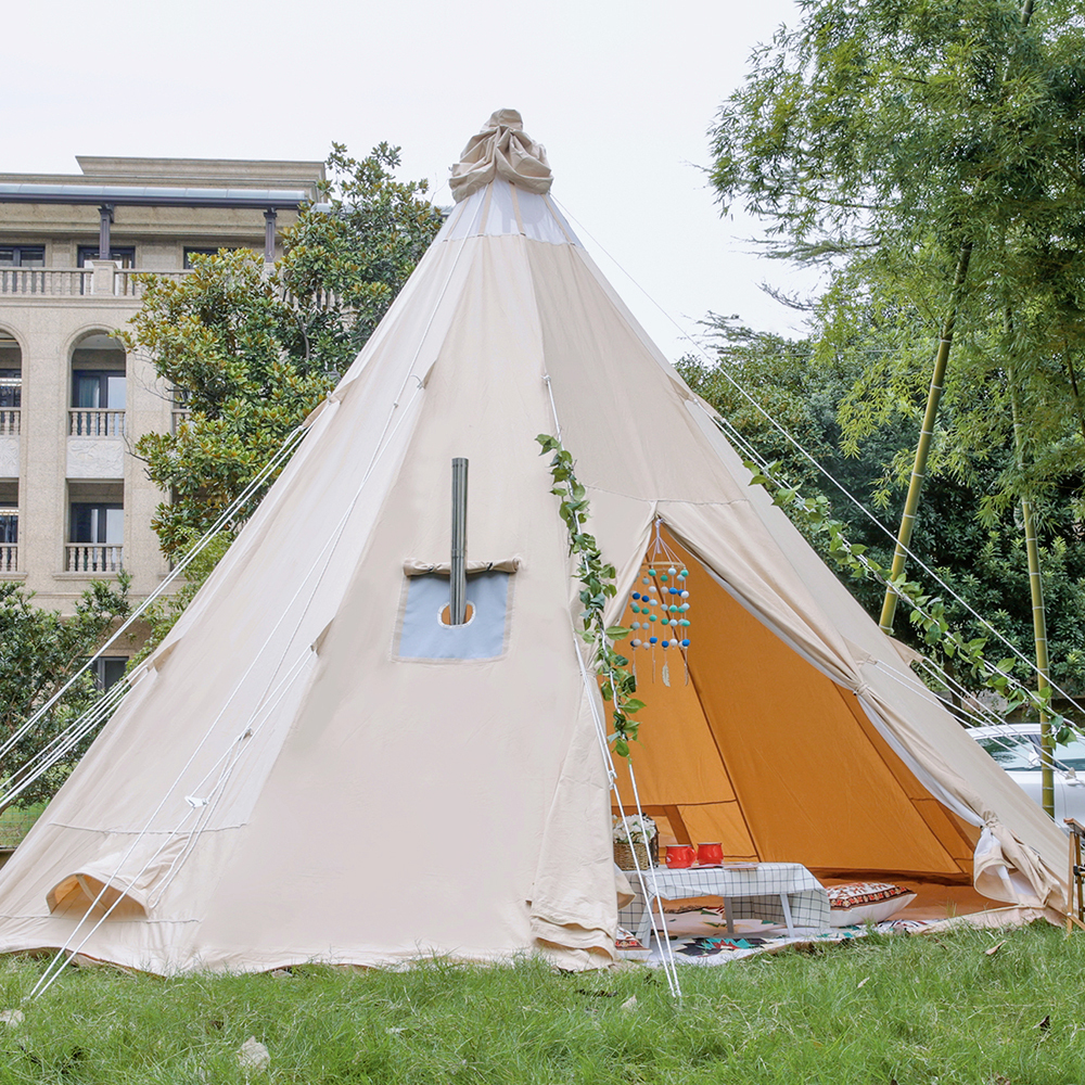 Canvas Teepee Tent | 3m/4m/5m Commercial Glamping Solutions
