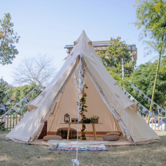 Canvas Teepee Tent with Triangular Door  | Luxury Glamping Solution | B2B Wholesale