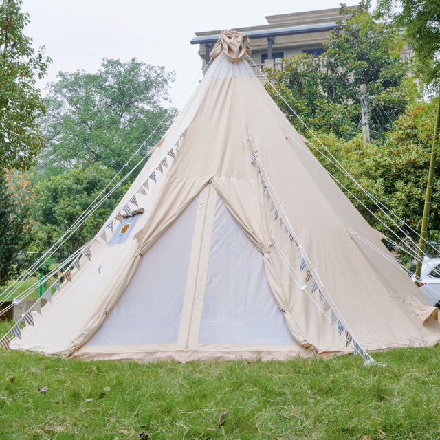 Canvas Teepee Tent | 3m/4m/5m Commercial Glamping Solutions
