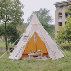 Canvas Teepee Tent | 3m/4m/5m Commercial Glamping Solutions