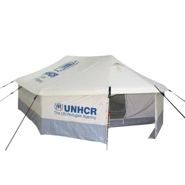 Heavy-Duty Relief & Emergency Shelter Tent | 32mm Anti-Rust Steel Frame
