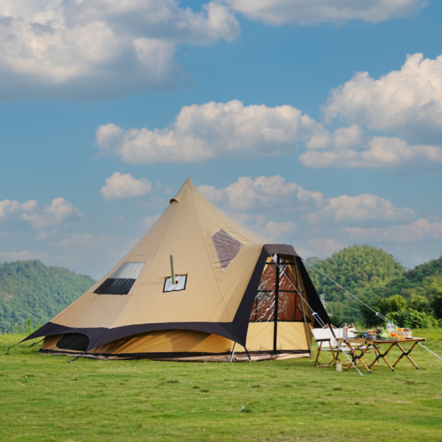 Premium Aguja Tent - Waterproof Cotton Canvas 15㎡ Commercial Solution