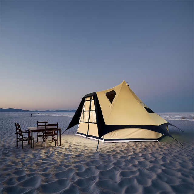 Premium Aguja Tent - Waterproof Cotton Canvas 15㎡ Commercial Solution