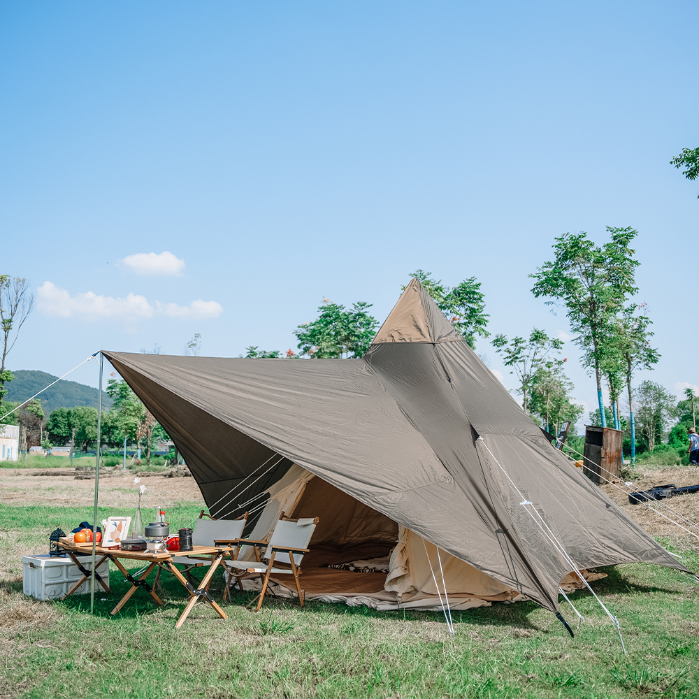 Tipi Tent With Rain Cover | B2B Glamping Equipment Supplier