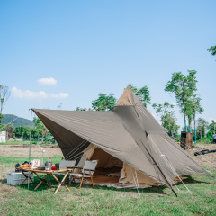 Tipi Tent With Rain Cover | B2B Glamping Equipment Supplier