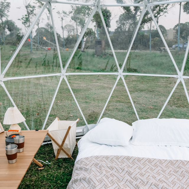 Fully Transparent Geo Dome Tent | Commercial Event Solution