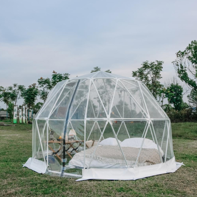 Fully Transparent Geo Dome Tent | Commercial Event Solution