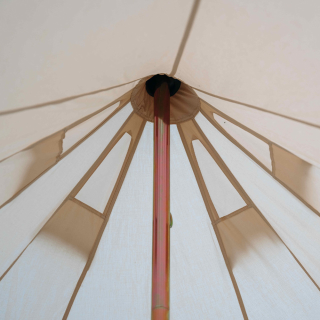 Canvas Bell Tent with Zipped | B2B Luxury Glamping Supplier