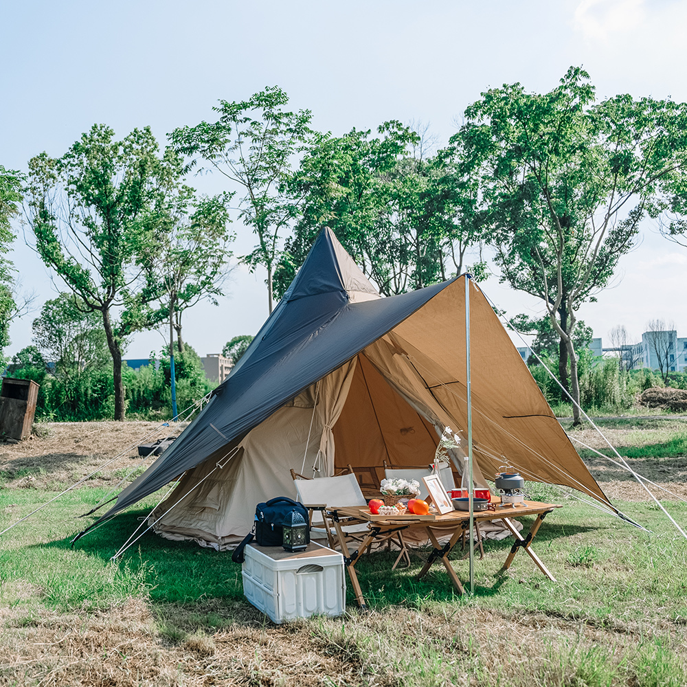 Tipi Tent With Rain Cover | B2B Glamping Equipment Supplier