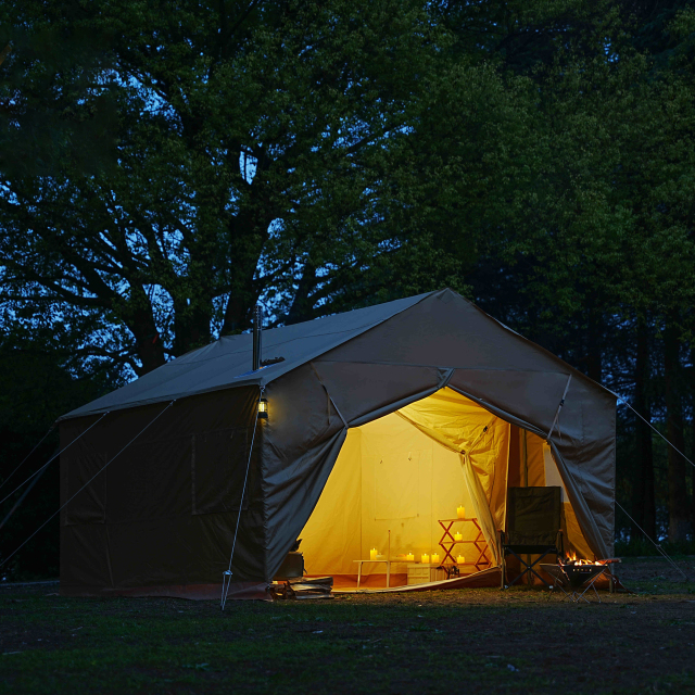 Professional 4-Season Hunting Tent | 900D Oxford & Cotton Canvas | CPAI-84 Flame Retardant Outfitter Tent