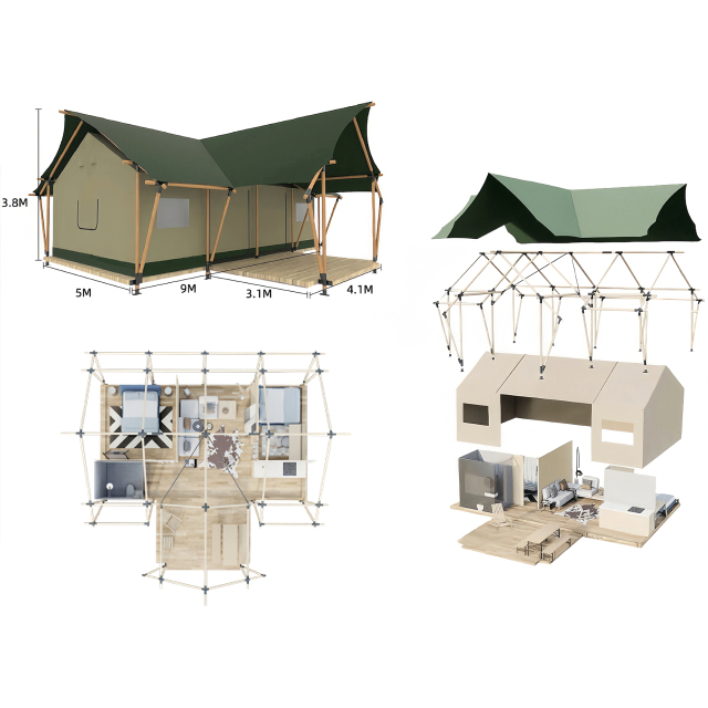 Luxury Escape Tent | Compact Glamping Hotel Pod for Romantic Eco-Retreats