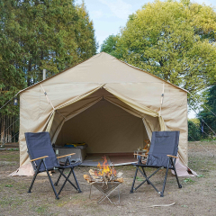 Professional 4-Season Hunting Tent | 900D Oxford & Cotton Canvas | CPAI-84 Flame Retardant Outfitter Tent