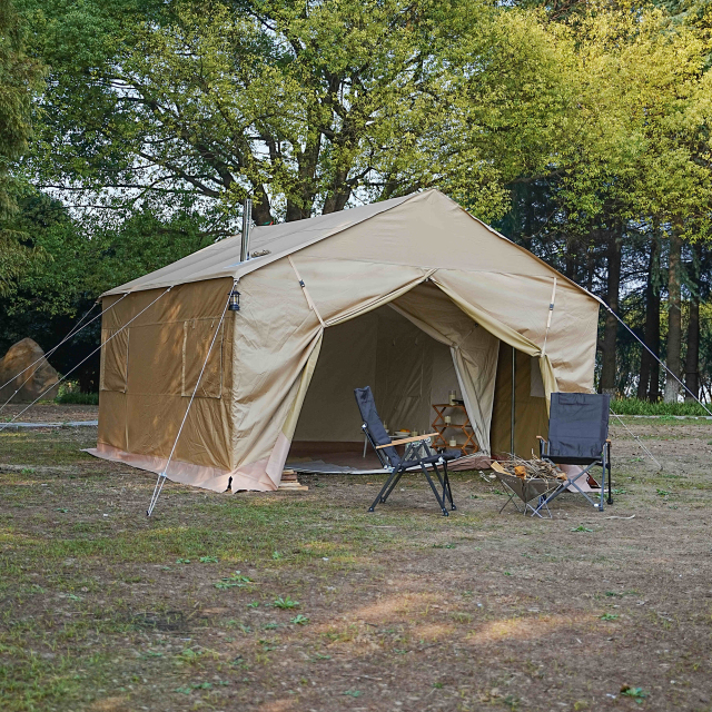 Professional 4-Season Hunting Tent | 900D Oxford & Cotton Canvas | CPAI-84 Flame Retardant Outfitter Tent