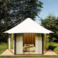 Luxury Cicada Hotel Tent | Elegant Bionic Glamping Pod with Streamlined Canopy