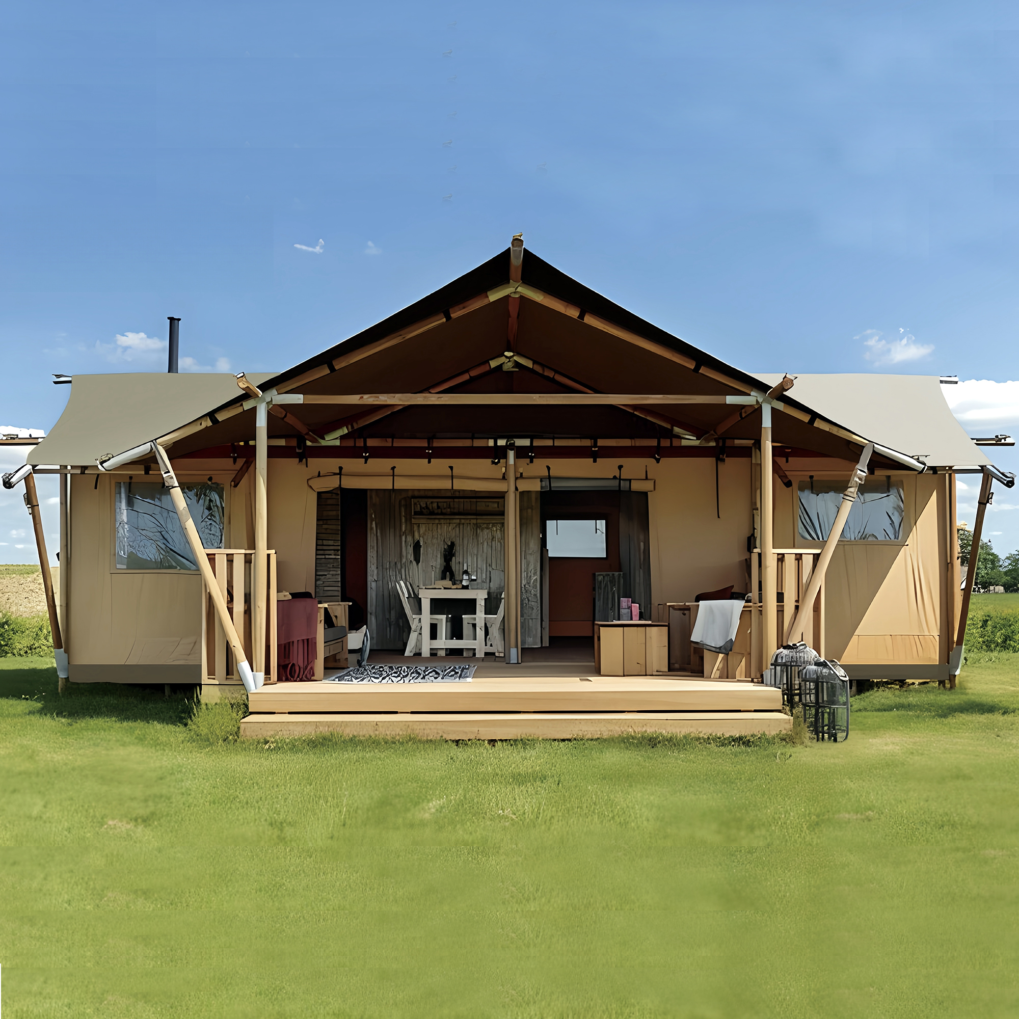 Luxury Escape Tent | Compact Glamping Hotel Pod for Romantic Eco-Retreats