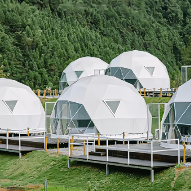 Geodesic Dome Tent | Luxury Glamping Hotel Pod with Insulated Liner