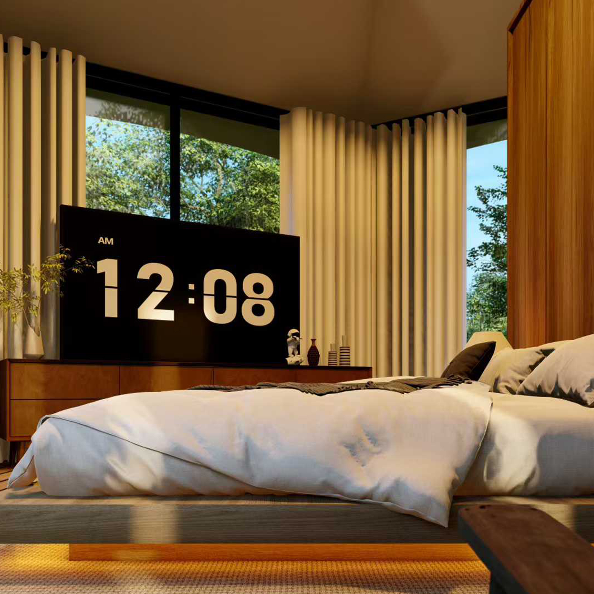 Luxury Cicada Hotel Tent | Elegant Bionic Glamping Pod with Streamlined Canopy