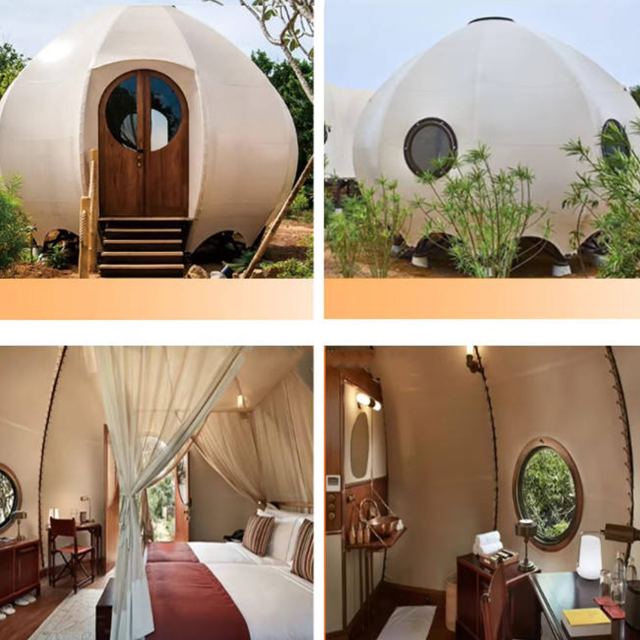 Onion Pod Tent | Premium Egg-Shaped Glamping Structure | B2B Supplier