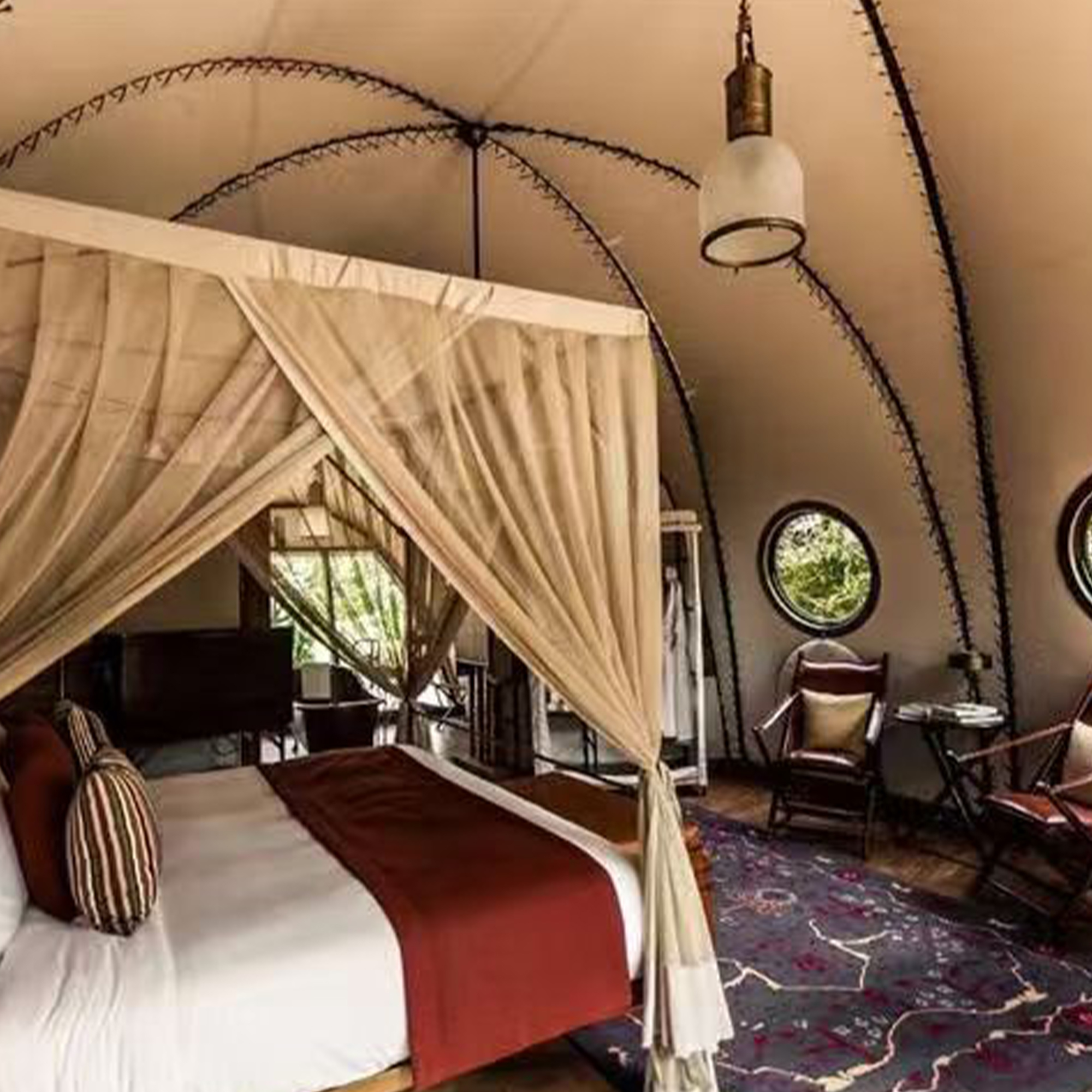 Onion Pod Tent | Premium Egg-Shaped Glamping Structure | B2B Supplier