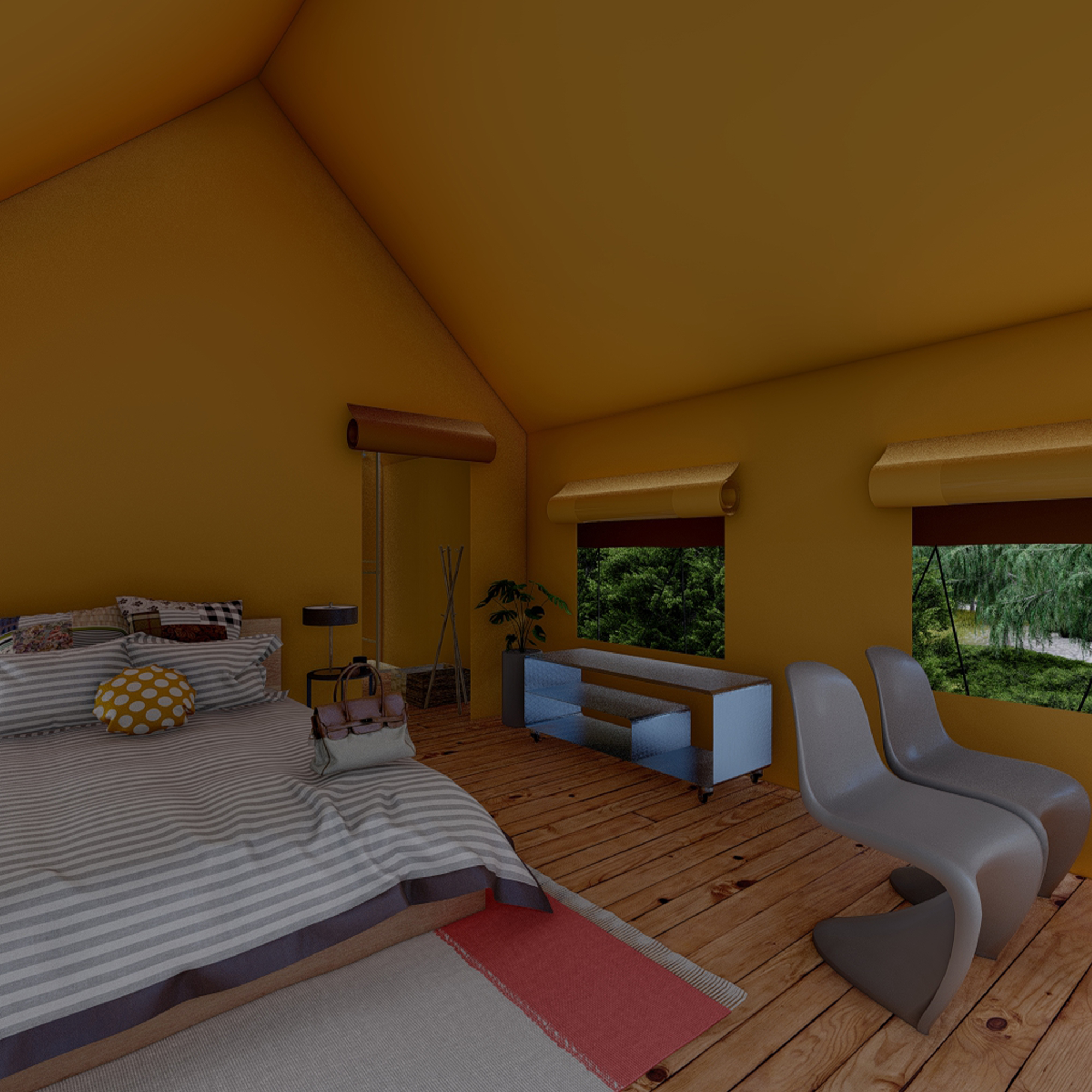 Pasture Land Duplex Tent | Premium Commercial Glamping Structure