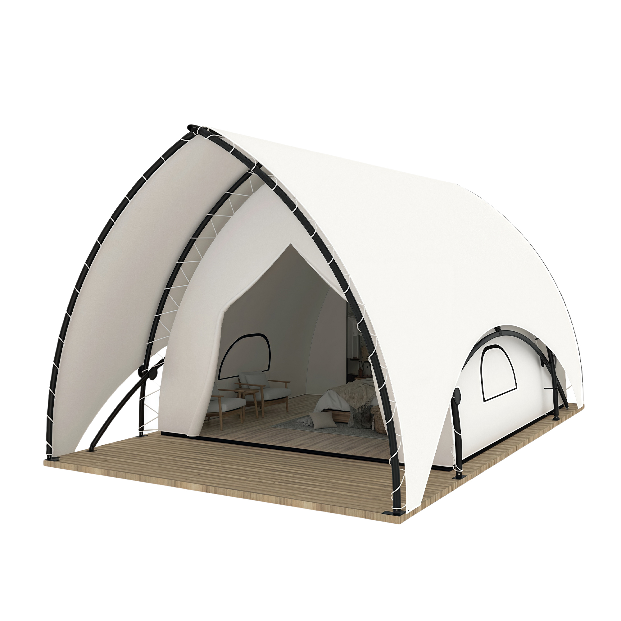 Sailing Hotel Tent | Luxury Architectural Eco-Lodge & Resort Shelter