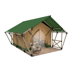 Luxury Savanna Hotel Tent | Safari-Style Glamping Lodge with Double-Layer Roof