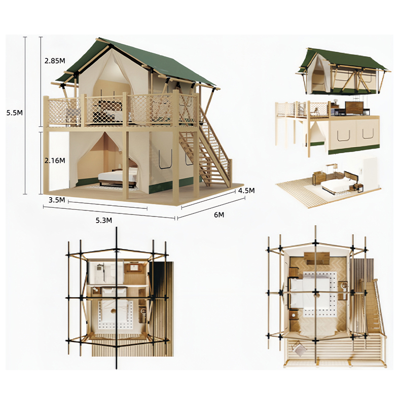 Savanna Duplex Tent | Luxury Safari Accommodation | B2B Supplier