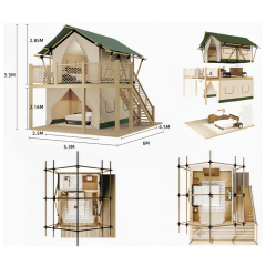 Savanna Duplex Tent | Luxury Safari Accommodation | B2B Supplier