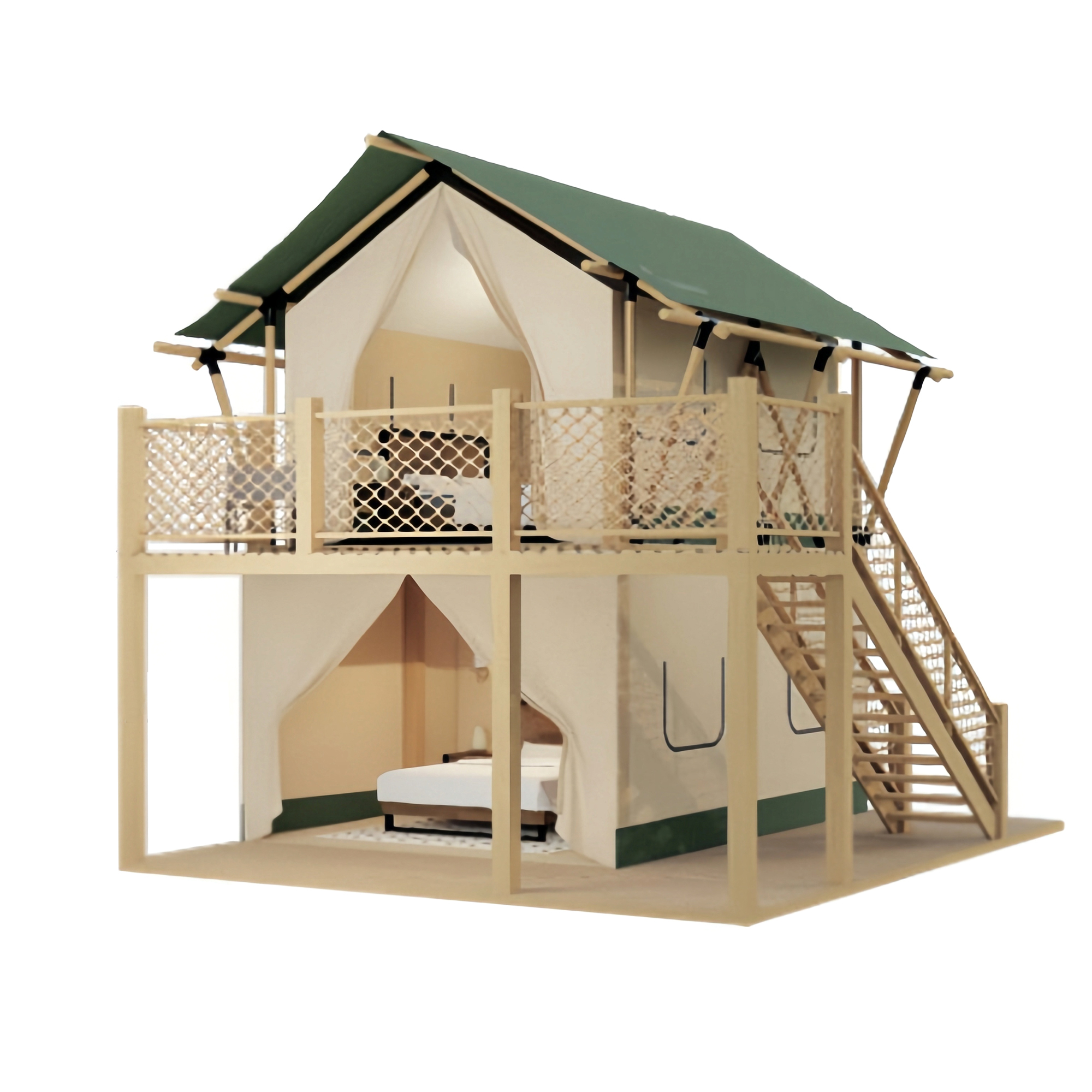 Savanna Duplex Tent | Luxury Safari Accommodation | B2B Supplier