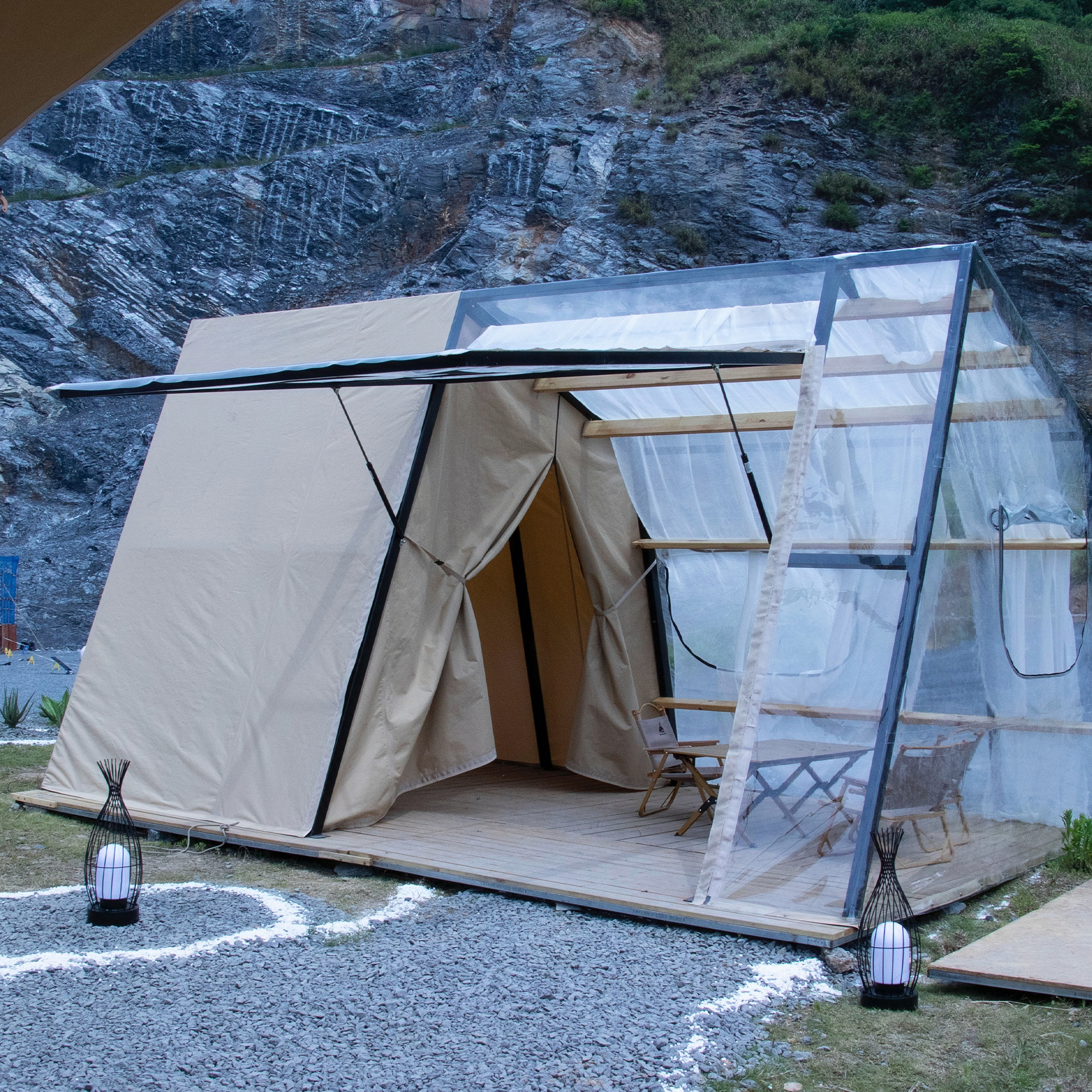 Timelight Cabin tent | Premium Glamping Structure | B2B Supplier