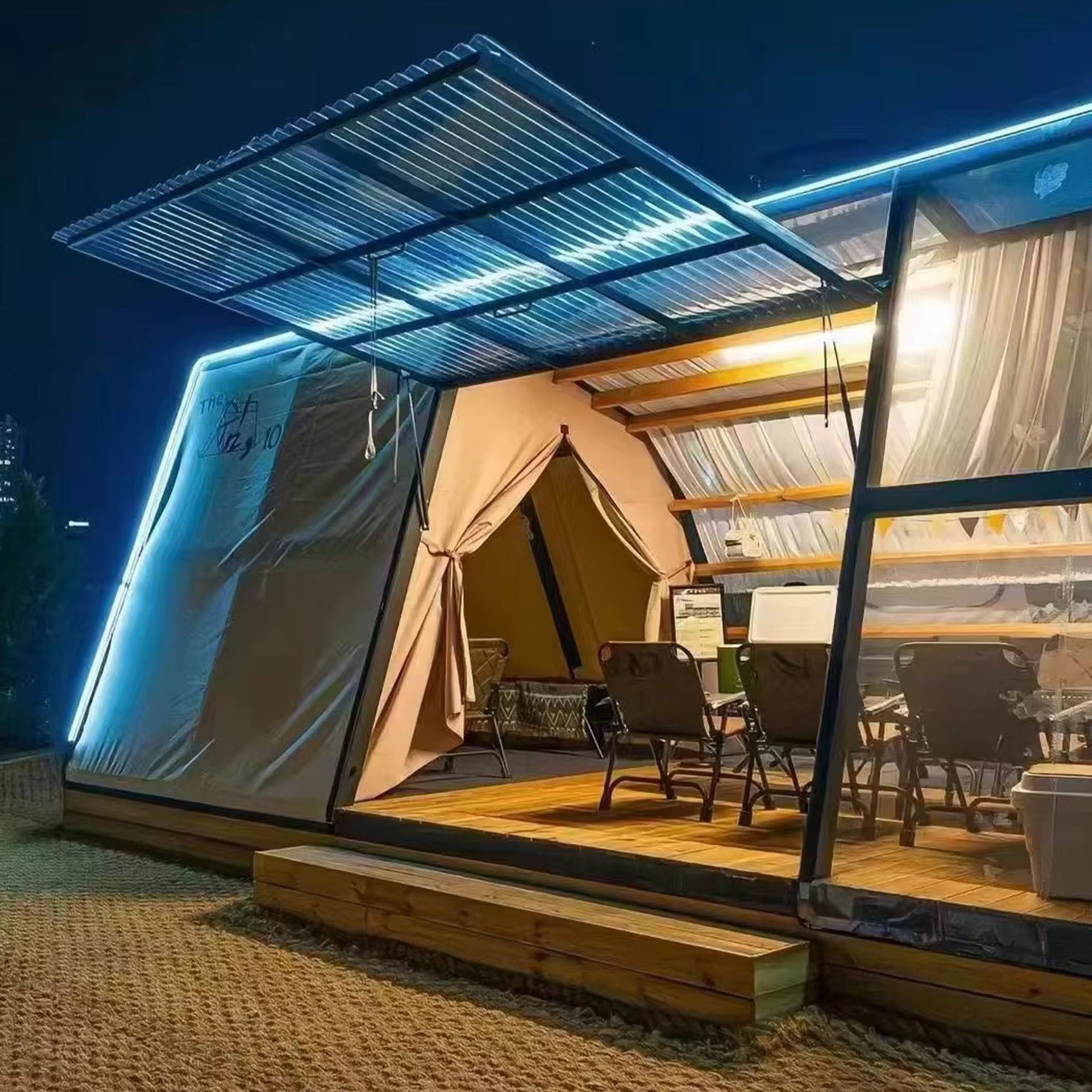 Timelight Cabin tent | Premium Glamping Structure | B2B Supplier