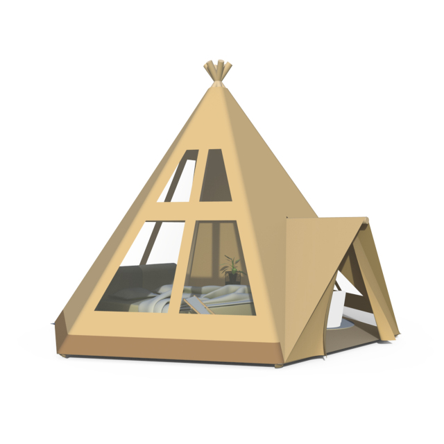 Luxury Tipi Hotel Tent | Iconic Timber-Frame Glamping Lodge for Resorts & Events
