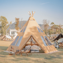 Luxury Tipi Hotel Tent | Iconic Timber-Frame Glamping Lodge for Resorts & Events