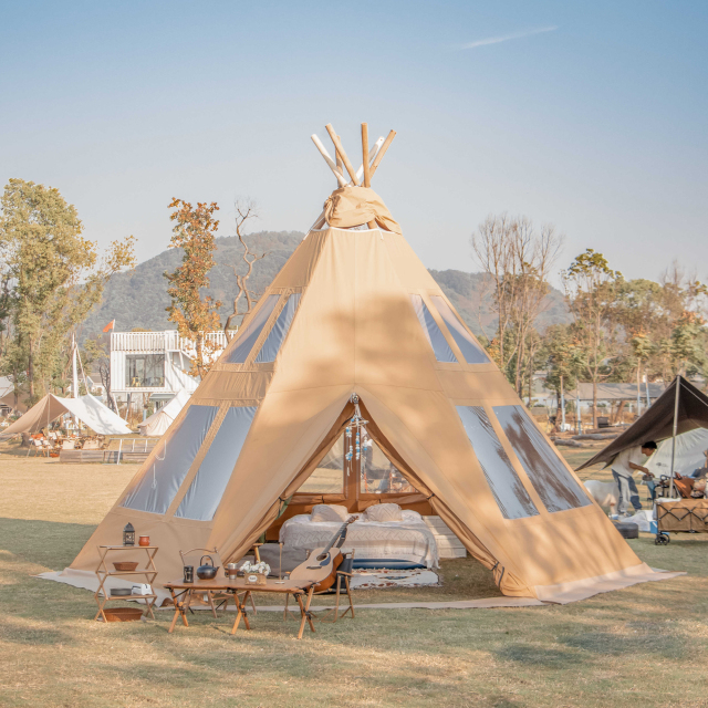 Luxury Tipi Hotel Tent | Iconic Timber-Frame Glamping Lodge for Resorts & Events